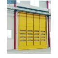 Industrielle vertikale winddichte PVC -Stapel -Tür